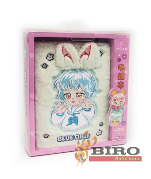 Carnet notițe A5, copertă pufoasă, în cutie, Little Girl